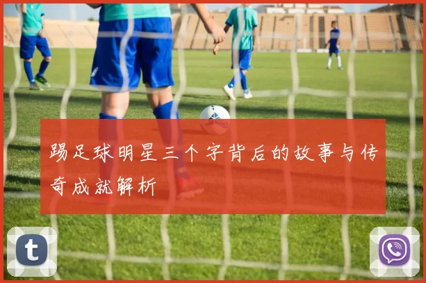 踢足球明星三个字背后的故事与传奇成就解析