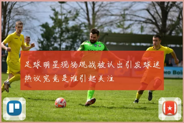 足球明星现场观战被认出引发球迷热议究竟是谁引起关注